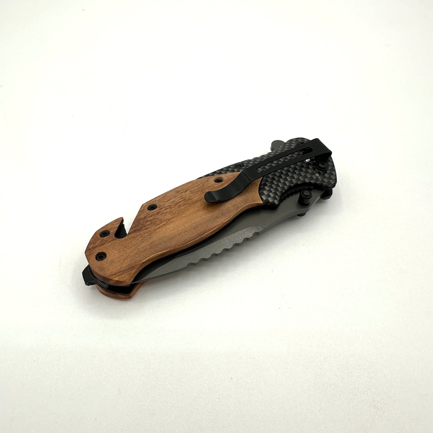Wood Handle Folding Knife - Customized